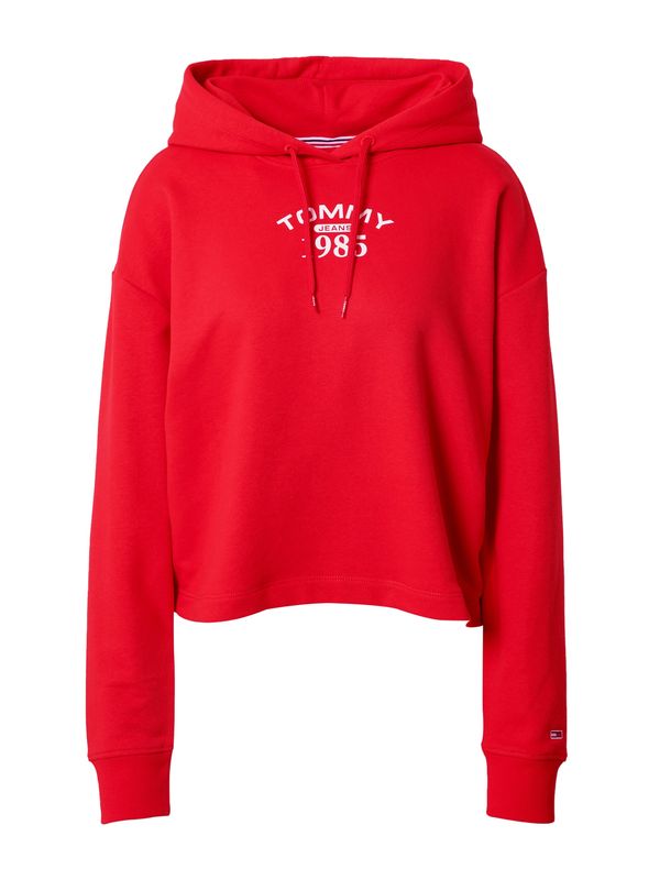 Tommy Jeans Tommy Jeans Суичър  червено / бяло