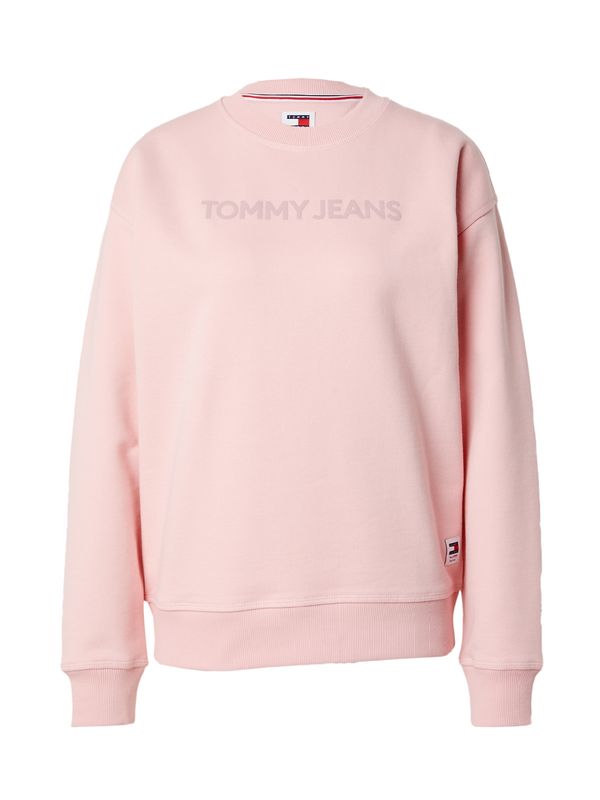 Tommy Jeans Tommy Jeans Суичър 'Classic'  нейви синьо / пастелно розово / червено / бяло