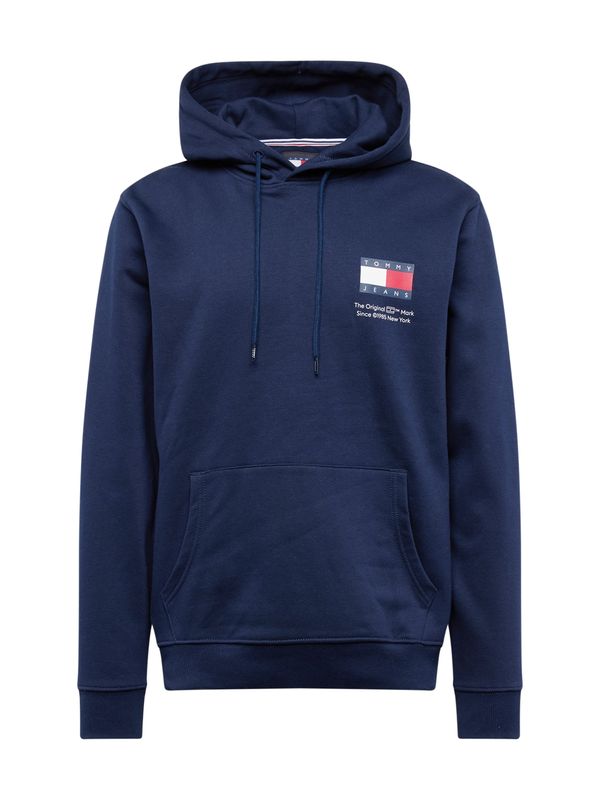 Tommy Jeans Tommy Jeans Суичър 'Essential'  тъмносиньо / червено / бяло