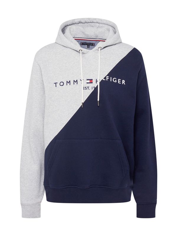 Tommy Jeans Tommy Jeans Суичър  нейви синьо / светлосиво / червено / бяло