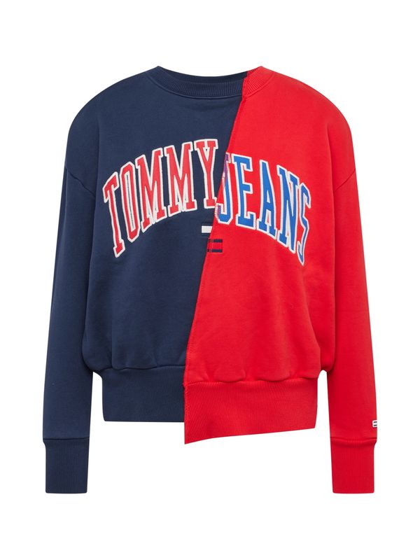 Tommy Jeans Tommy Jeans Суичър  нейви синьо / тъмносиньо / червено / бяло