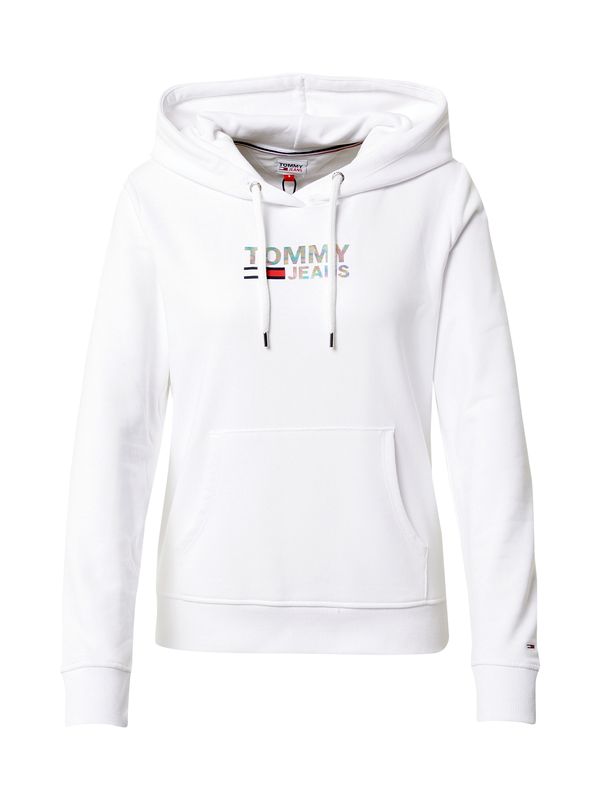 Tommy Jeans Tommy Jeans Суичър  нощно синьо / огнено червено / сребърно / мръсно бяло