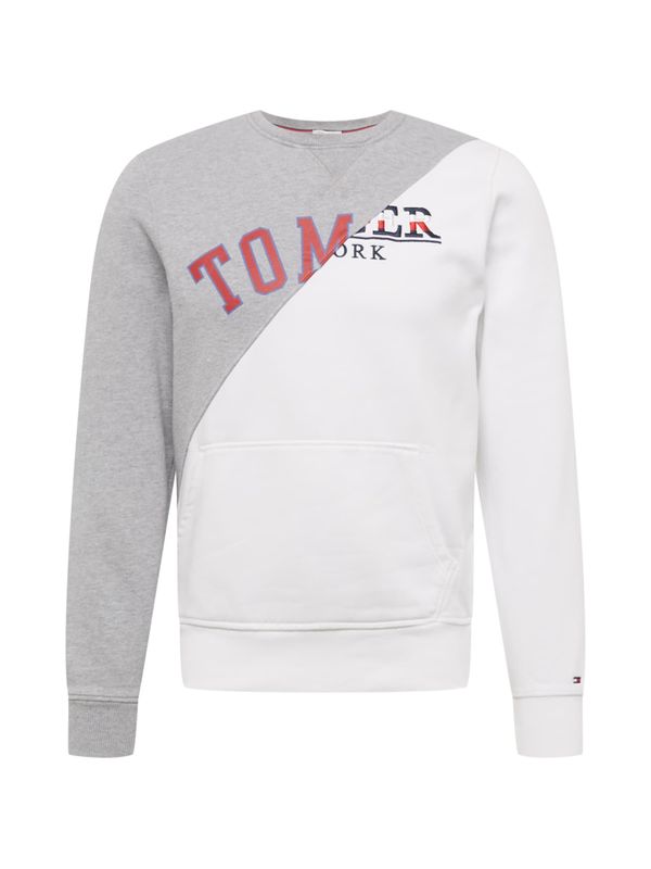 Tommy Jeans Tommy Jeans Суичър  нощно синьо / сив меланж / тъмночервено / бяло