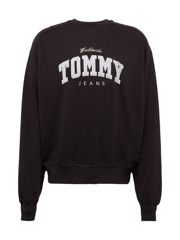 Tommy Jeans Tommy Jeans Суичър  пастелно жълто / черно / бяло