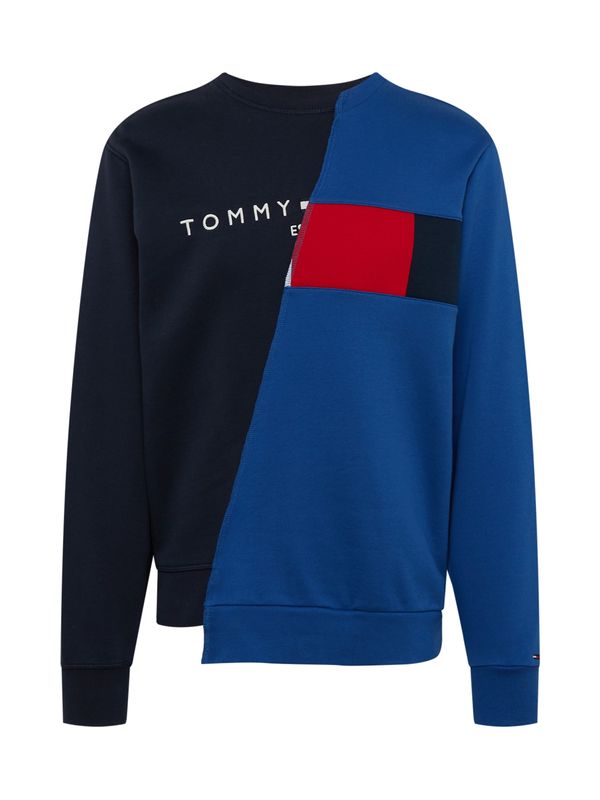 Tommy Jeans Tommy Jeans Суичър  синьо / нейви синьо / червено / бяло