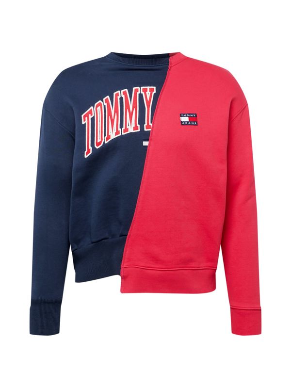 Tommy Jeans Tommy Jeans Суичър  тъмносиньо / червено / бяло