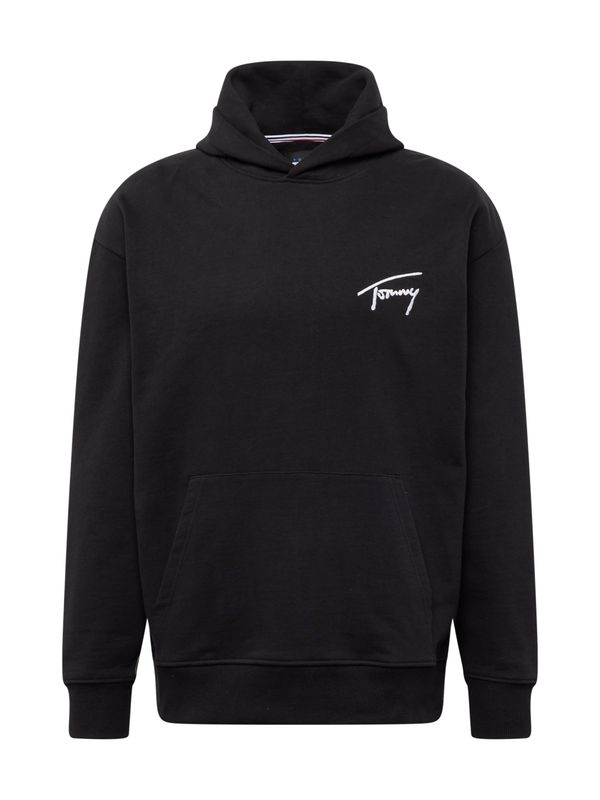 Tommy Jeans Tommy Jeans Суичъри с качулка  черно / бяло