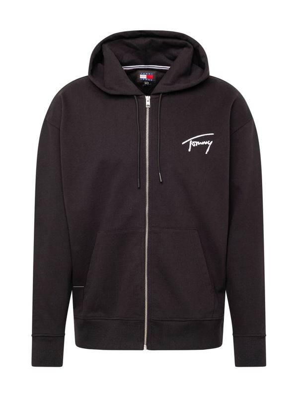Tommy Jeans Tommy Jeans Суичъри с качулка  черно / бяло