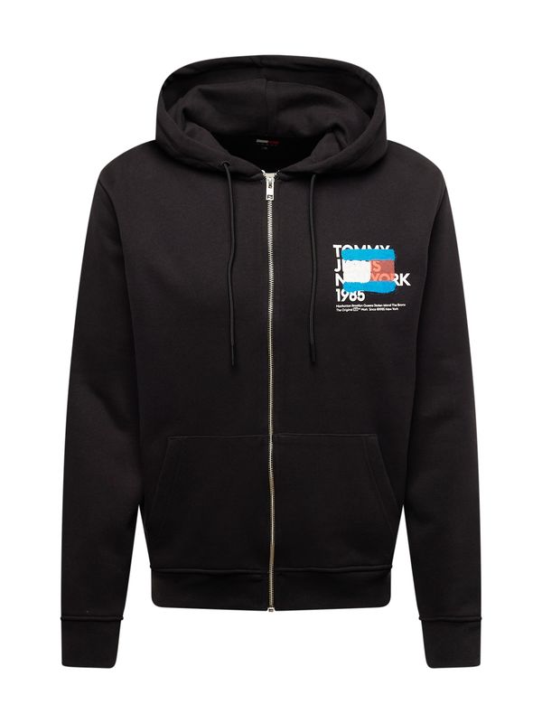 Tommy Jeans Tommy Jeans Суичъри с качулка  светлосиньо / оранжево / черно / бяло