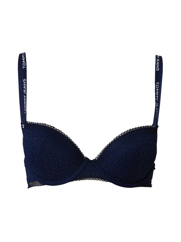 Tommy Jeans Tommy Jeans Сутиен  нощно синьо / мръсно бяло