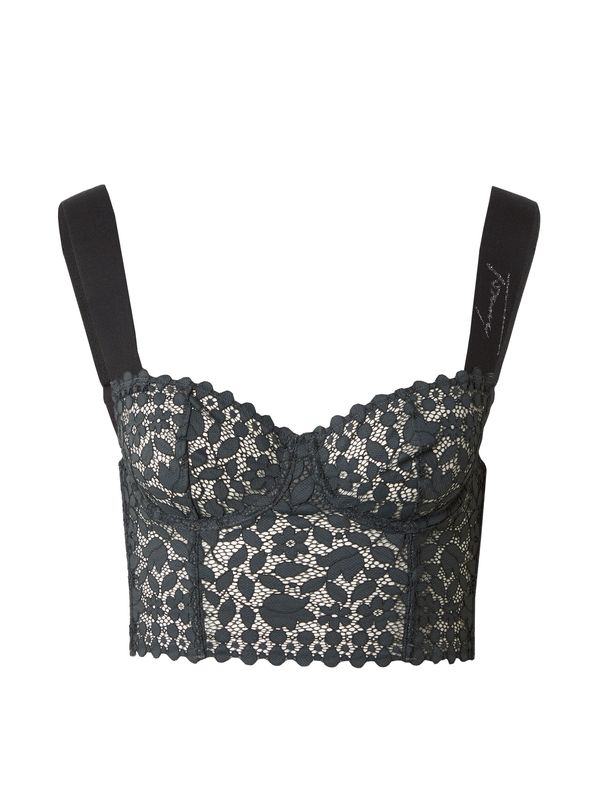 Tommy Jeans Tommy Jeans Сутиен  сиво / черно / сребърно