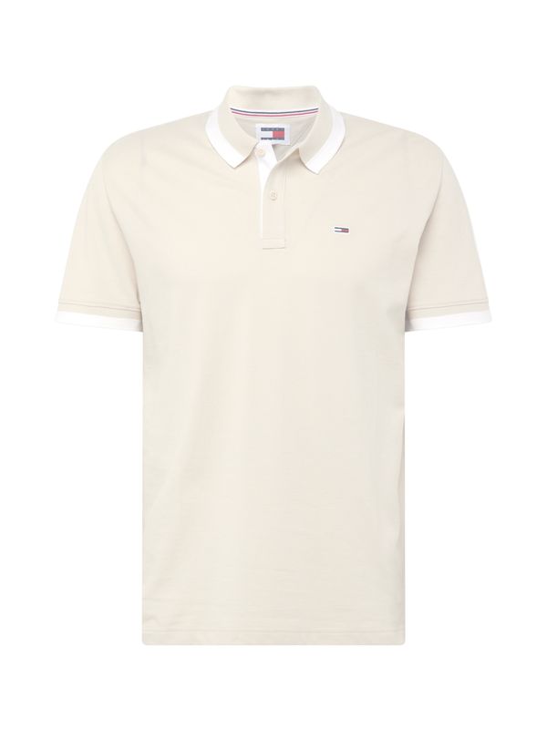 Tommy Jeans Tommy Jeans Тениска  бежово / бяло