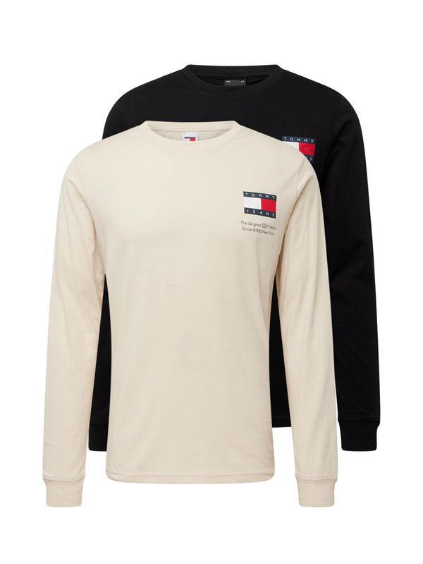 Tommy Jeans Tommy Jeans Тениска  бежово / пъстро / черно