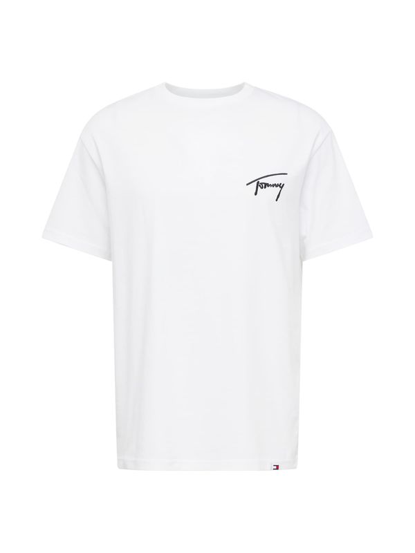 Tommy Jeans Tommy Jeans Тениска  черно / бяло