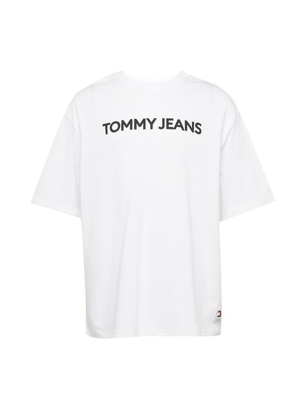 Tommy Jeans Tommy Jeans Тениска 'CLASSICS'  черно / бяло