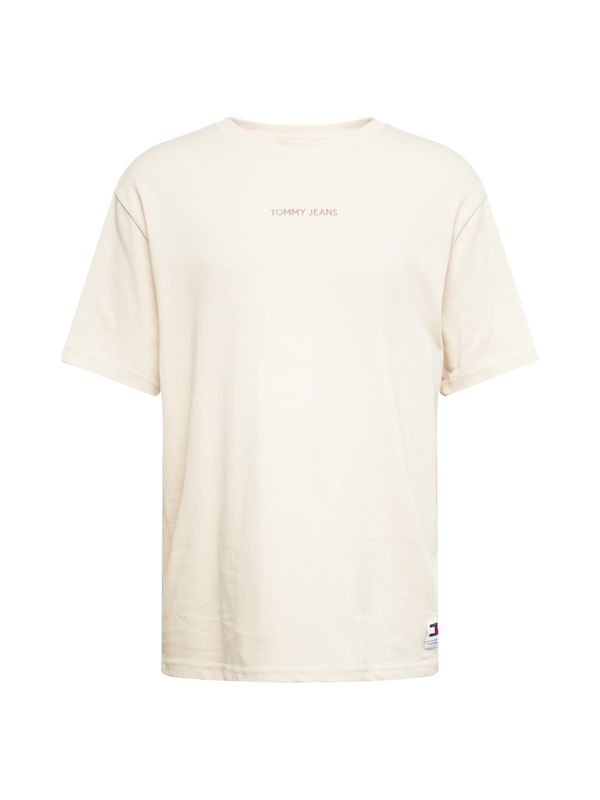Tommy Jeans Tommy Jeans Тениска 'CLASSICS'  кремаво / кафяво