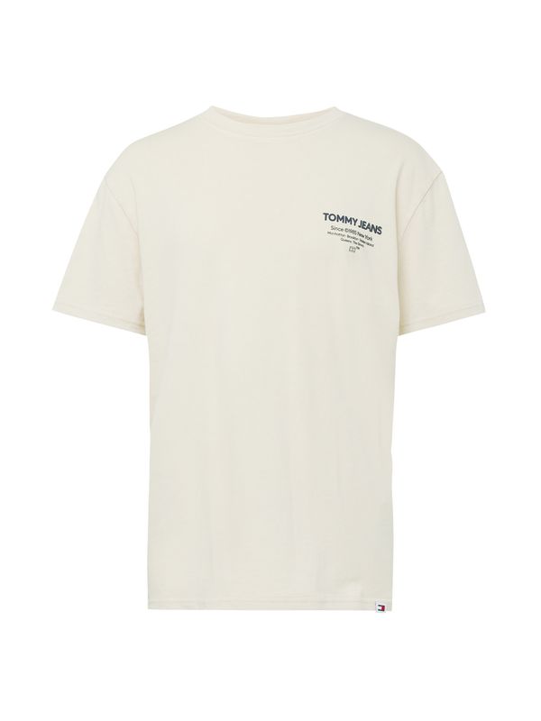 Tommy Jeans Tommy Jeans Тениска 'Essential'  цвят "пясък" / черно