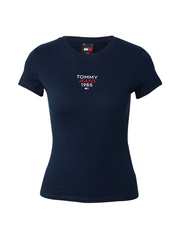 Tommy Jeans Tommy Jeans Тениска 'ESSENTIAL'  нейви синьо / огнено червено / мръсно бяло