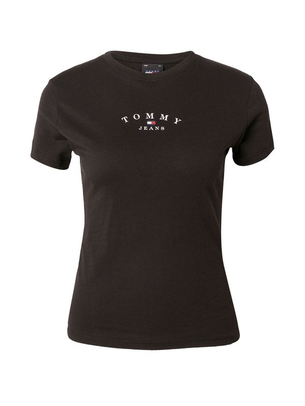 Tommy Jeans Tommy Jeans Тениска 'ESSENTIAL'  нейви синьо / светлочервено / черно / бяло