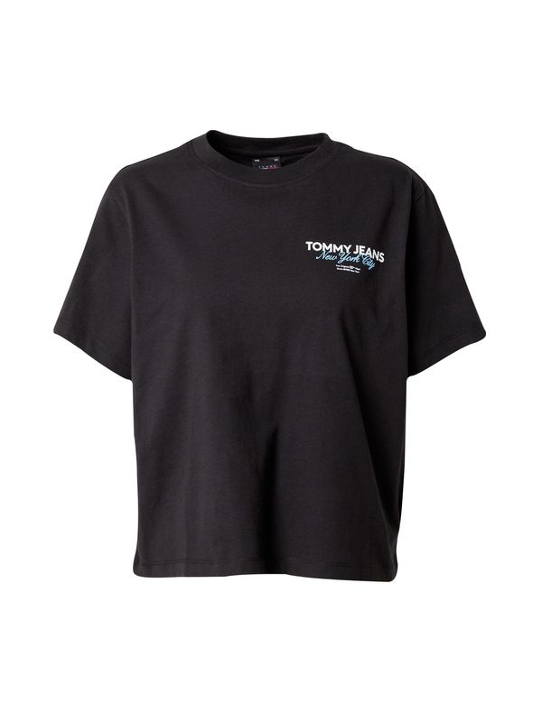 Tommy Jeans Tommy Jeans Тениска 'ESSENTIAL'  светлосиньо / черно / бяло