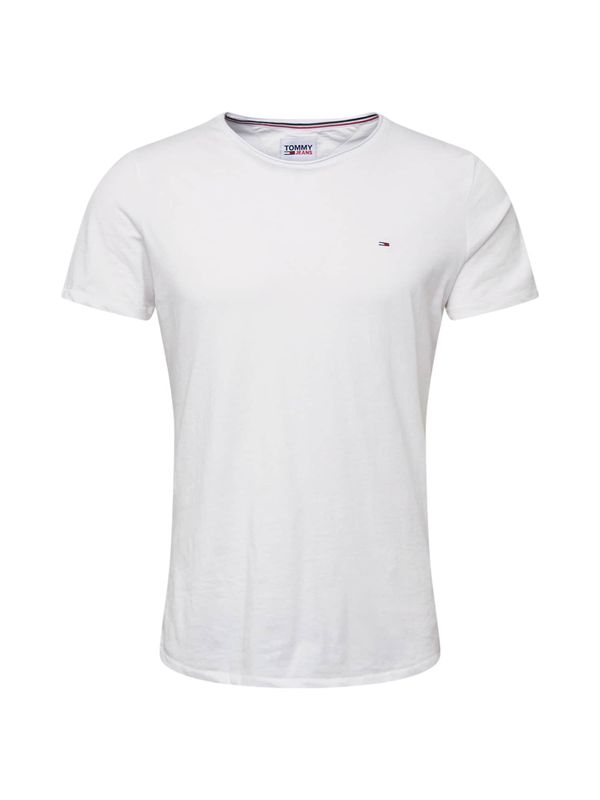 Tommy Jeans Tommy Jeans Тениска 'Jaspe'  нейви синьо / огнено червено / бяло