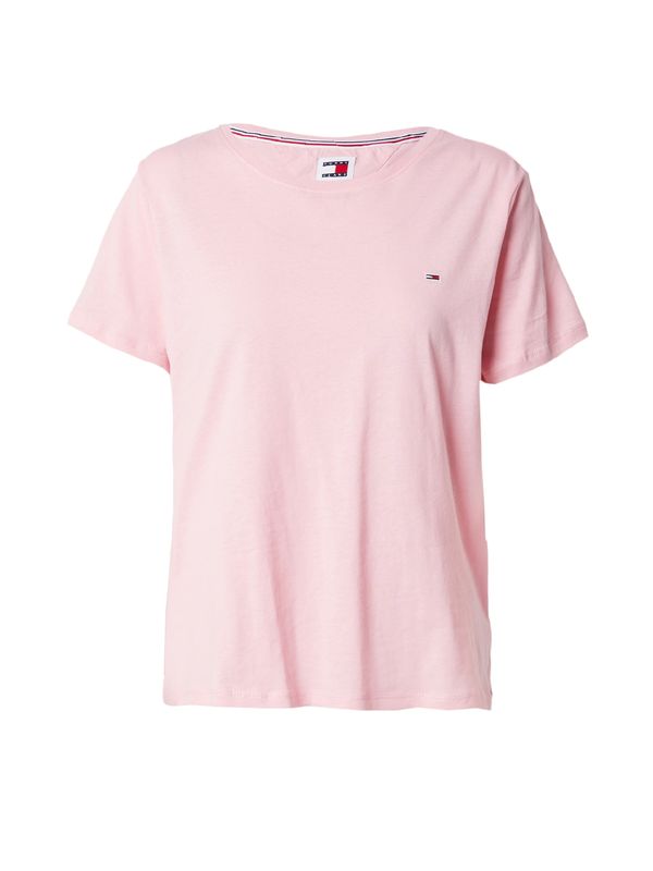 Tommy Jeans Tommy Jeans Тениска  нейви синьо / бледорозово / червено / бяло