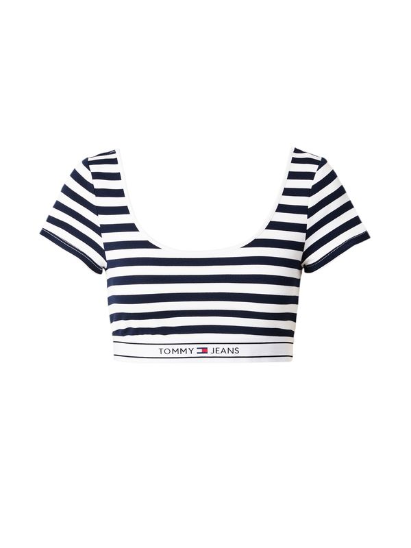 Tommy Jeans Tommy Jeans Тениска  нейви синьо / бяло