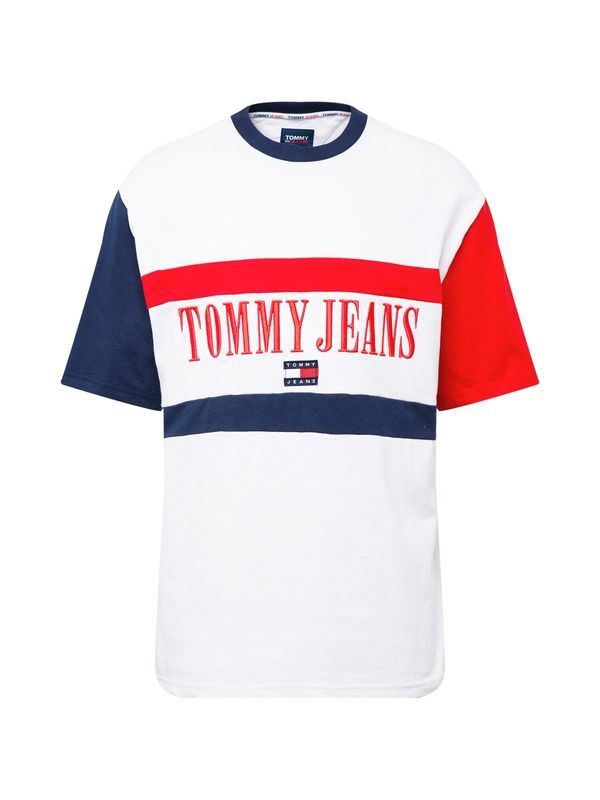 Tommy Jeans Tommy Jeans Тениска  нейви синьо / червено / бяло