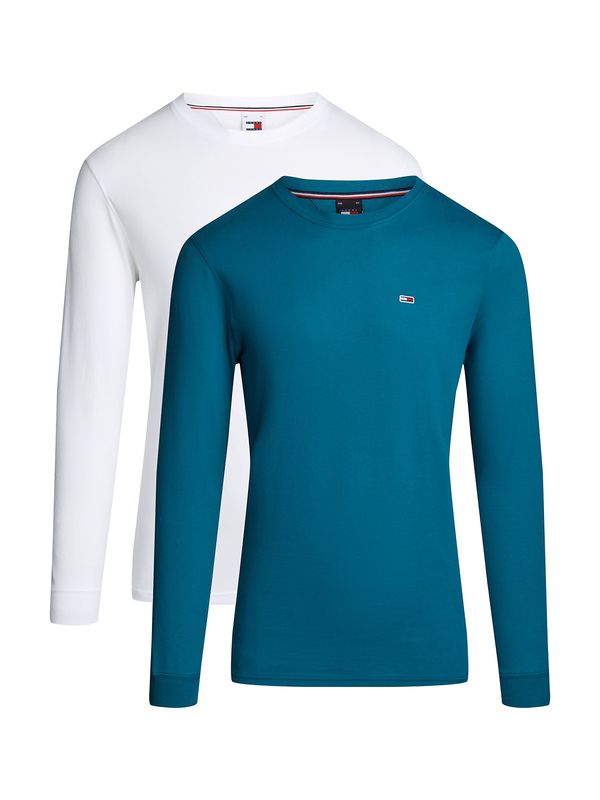 Tommy Jeans Tommy Jeans Тениска  нейви синьо / петрол / червено / мръсно бяло