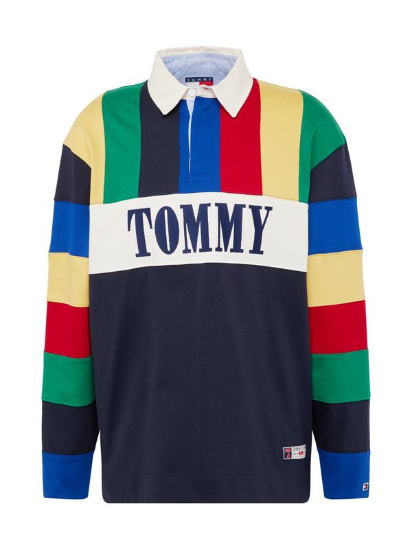 Tommy Jeans Tommy Jeans Тениска  нейви синьо / жълто / червено / бяло