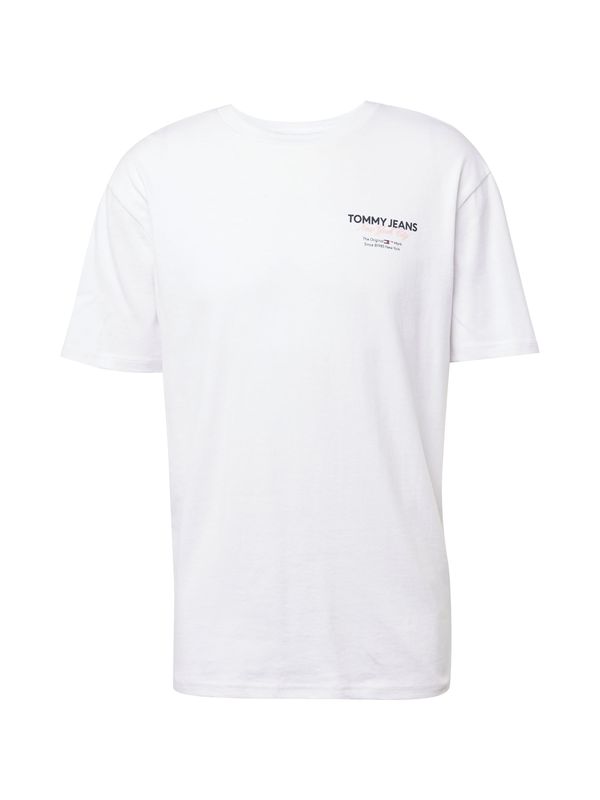 Tommy Jeans Tommy Jeans Тениска  пепел от рози / червено / черно / бяло