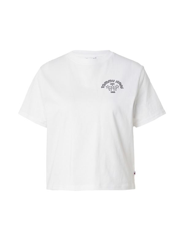 Tommy Jeans Tommy Jeans Тениска 'RETRO SPORT 2'  черно / бяло