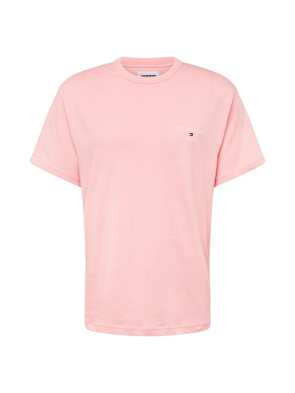 Tommy Jeans Tommy Jeans Тениска  розово / червено / бяло