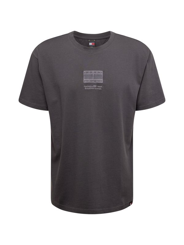 Tommy Jeans Tommy Jeans Тениска  сиво / тъмносиво