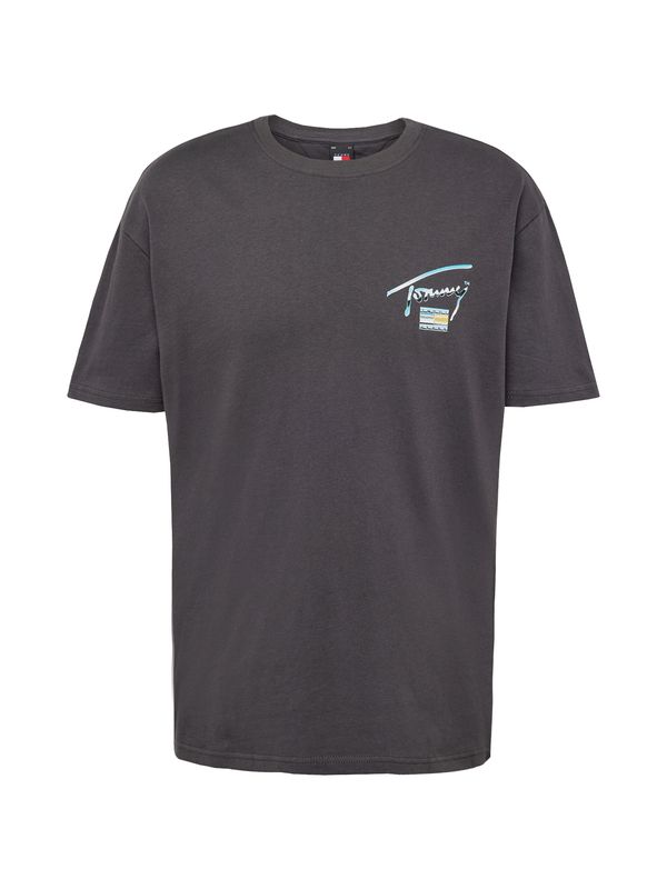 Tommy Jeans Tommy Jeans Тениска  тюркоазен / тъмносиво / черно / бяло