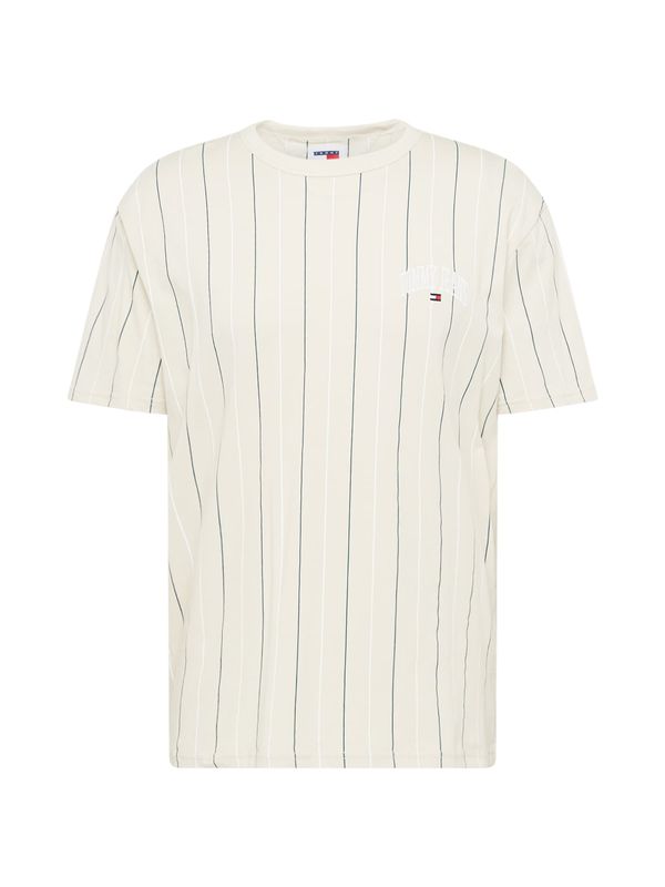 Tommy Jeans Tommy Jeans Тениска 'Varsity'  бежово / морскосиньо / червено / бяло