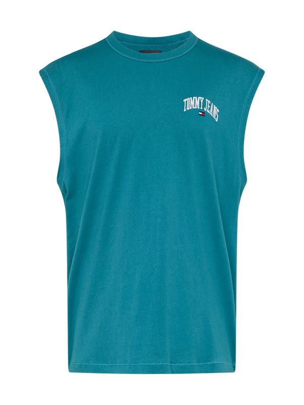 Tommy Jeans Tommy Jeans Тениска 'Varsity'  нейви синьо / циан / червено / бяло