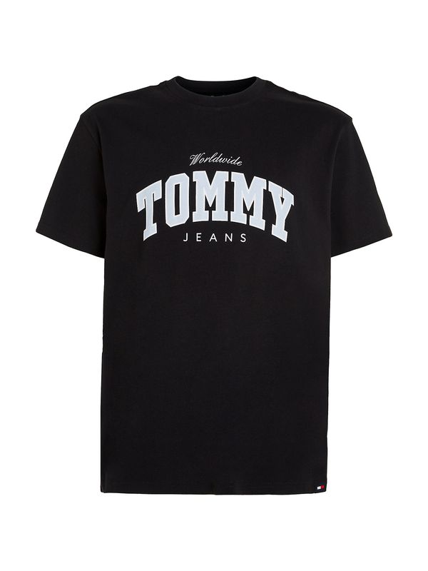 Tommy Jeans Tommy Jeans Тениска 'Varsity'  светлосиньо / червено / черно / бяло