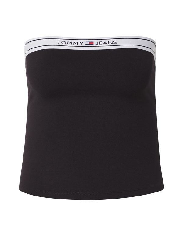 Tommy Jeans Tommy Jeans Топ  черно / бяло