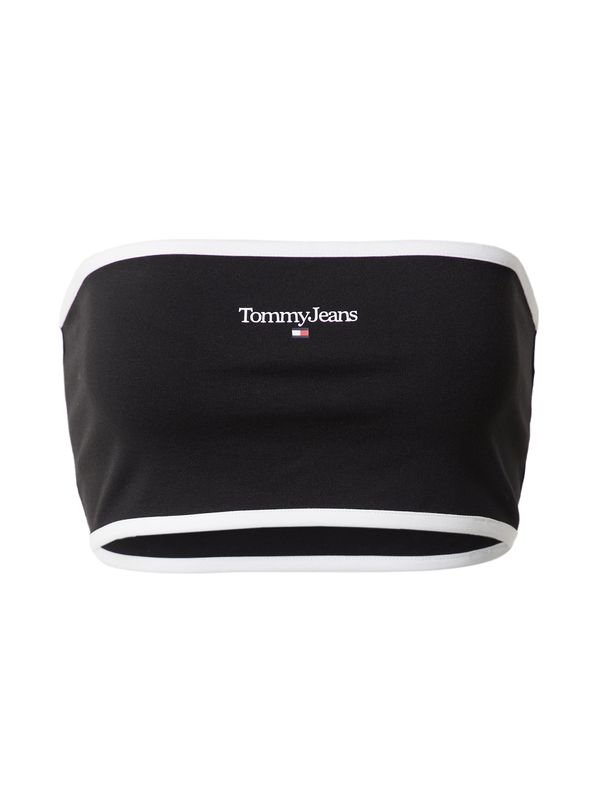 Tommy Jeans Tommy Jeans Топ  черно / бяло