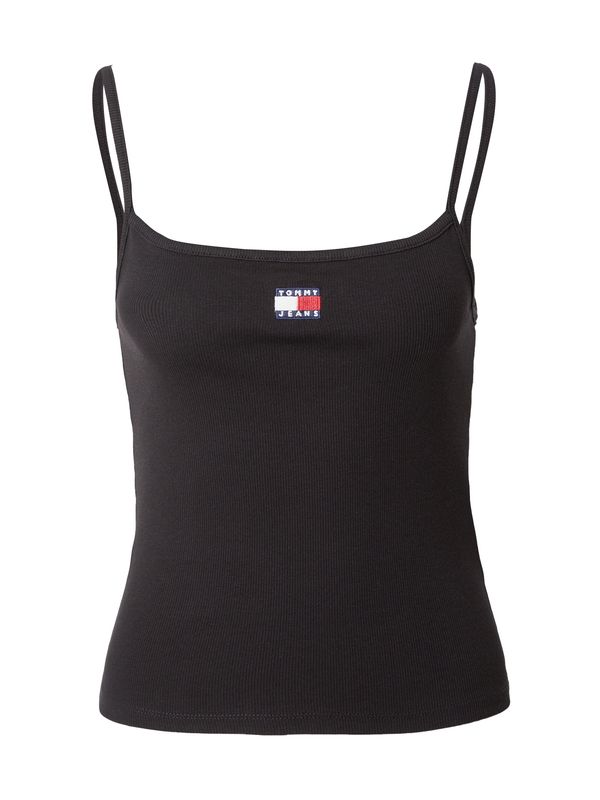 Tommy Jeans Tommy Jeans Топ  червено / черно / бяло