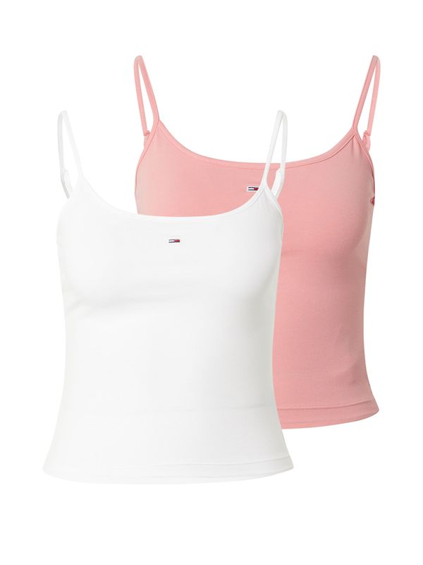 Tommy Jeans Tommy Jeans Топ 'ESSENTIAL'  тъмносиньо / бледорозово / червено / бяло