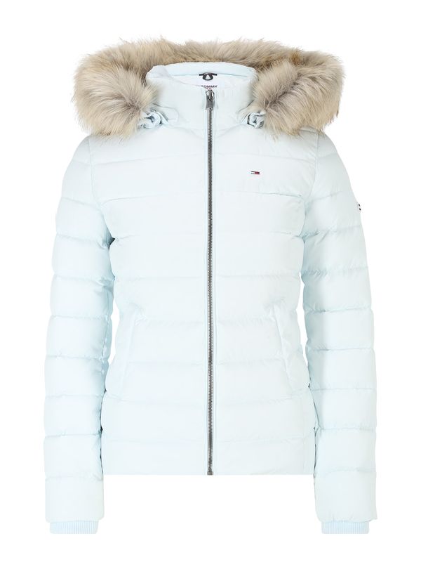 Tommy Jeans Tommy Jeans Зимно яке 'Essential'  пастелно синьо / кафяв меланж