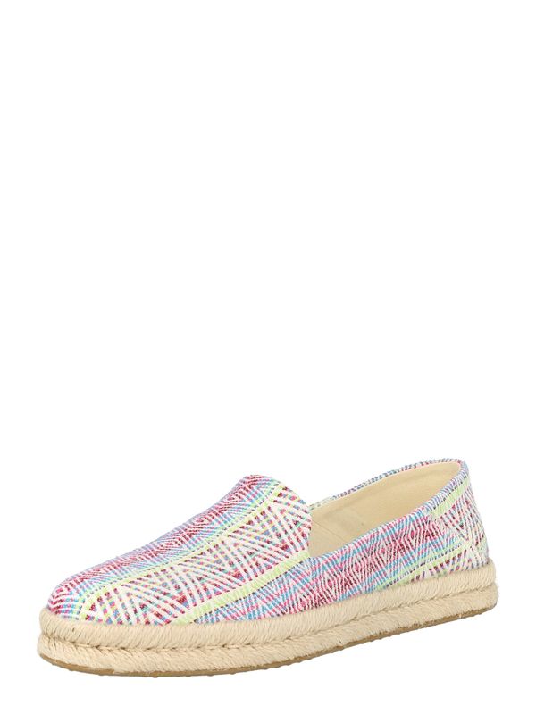 TOMS TOMS Еспадрили 'Santiago'  синьо / зелено / розово / бяло