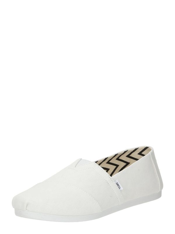 TOMS TOMS Пантофи 'ALPARGATA'  бяло