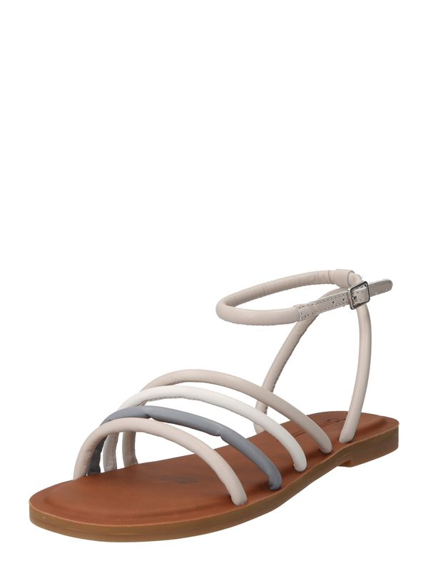 TOMS TOMS Сандали 'WILLA'  бежово / сиво / бяло