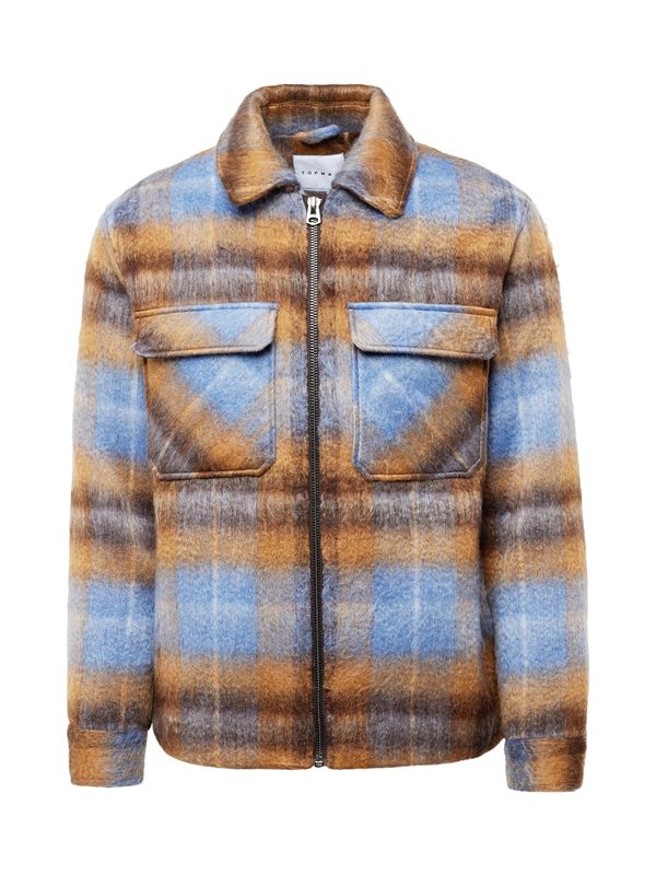 TOPMAN TOPMAN Преходно яке  синьо / кафяво