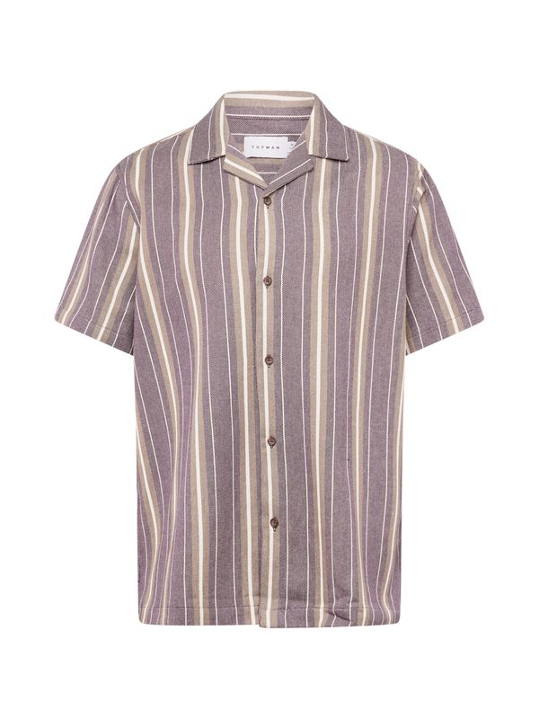 TOPMAN TOPMAN Риза  бежово / боровинка / бяло