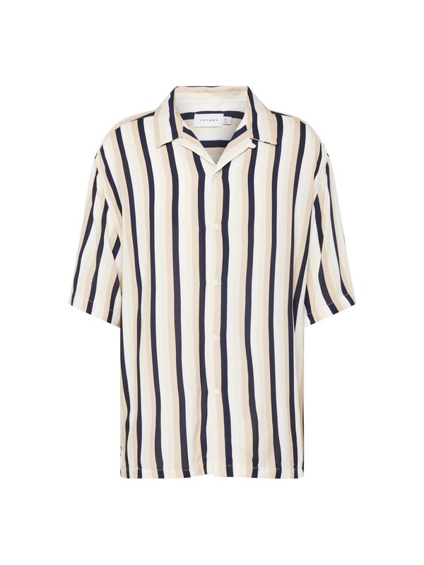 TOPMAN TOPMAN Риза  бежово / кремаво / нейви синьо