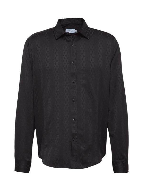 TOPMAN TOPMAN Риза  черно